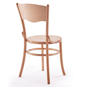 English Elm Solid Solid Wood Dining Chairs Set of 2 Rustic Farmhouse Mid Century Kitchen Seating, Fully Assembled Walnut T3623P408550