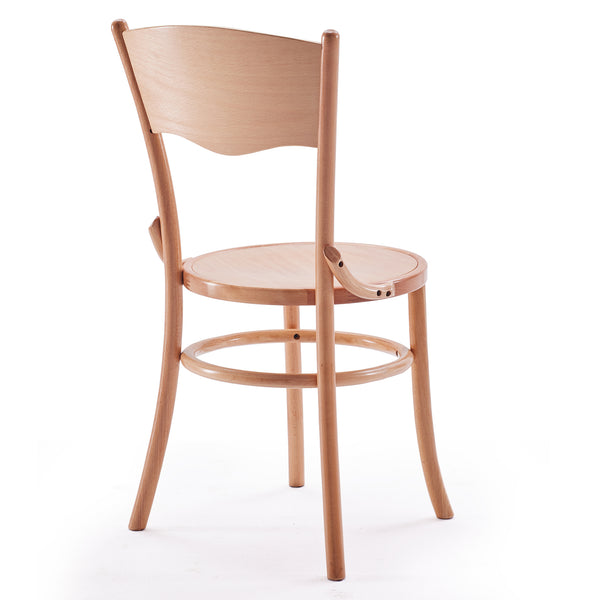 English Elm Solid Solid Wood Dining Chairs Set of 2 Rustic Farmhouse Mid Century Kitchen Seating, Fully Assembled Walnut T3623P408550