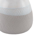 510 Design Driggs Casual Ceramic Textured Table Lamp 5DS153-0029 Ivory/Grey