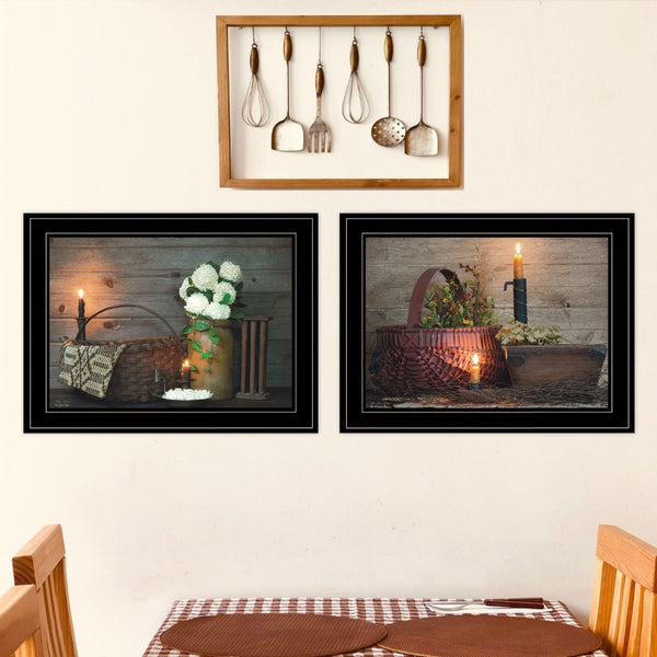 English Elm Trendy Decor 4u Botanical Framed Print Solid Wood Farmhouse Wall Art Ready to Hang B06788276