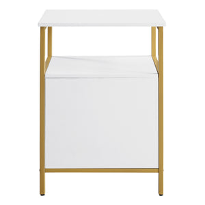 OSP Home Furnishings Modern Life Utility Table White