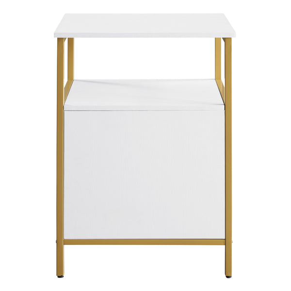 OSP Home Furnishings Modern Life Utility Table White
