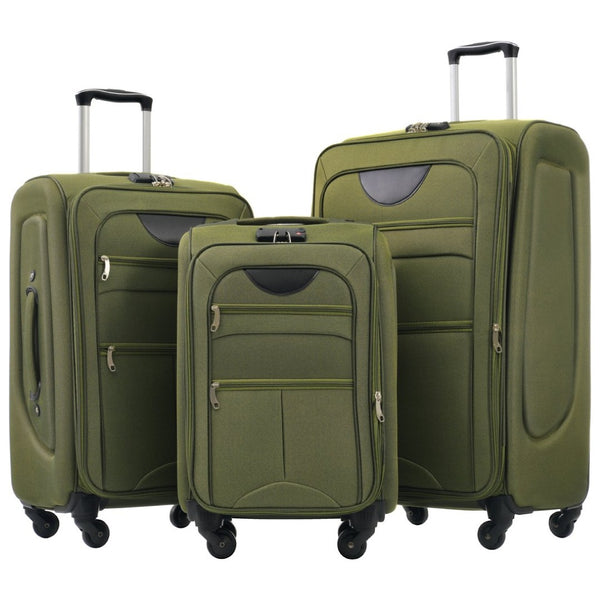 English Elm Softside Expandable 3 Piece Luggage Set with Spinner Wheels Tsa Lock Travel Ready N732P198614Y
