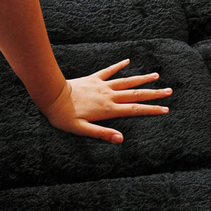 English Elm Modern Boneless Couch With Plush Foam, Circular Pillows & Luxurious Lychee-Textured Fabric W834S00536