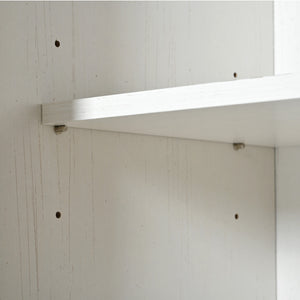 English Elm K&K 54.5" Farmhouse Kitchen Island with Drop Leaf, Built-In Power Station, Rolling Storage Cart White N707P170349W