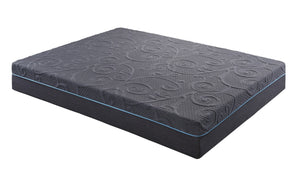 English Elm 11-inch Gel-Infused Memory Foam Hybrid Mattress Queen Size - 4-Layer Cooling Support, Pocket Coils Dark Gray 15 L x 15 W x 63 H B011P212564