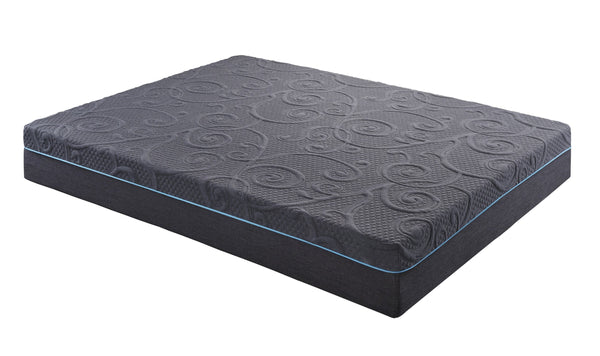 English Elm 11-inch Gel-Infused Memory Foam Hybrid Mattress Queen Size - 4-Layer Cooling Support, Pocket Coils Dark Gray 15 L x 15 W x 63 H B011P212564