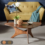 INK+IVY Blaze Mid-Century Triangle Wood Coffee table IIF17-0010 Brown