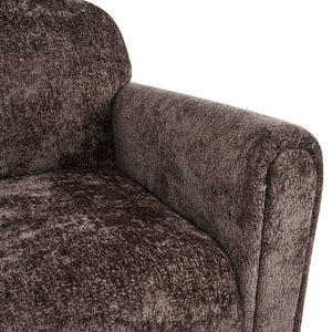 English Elm Rapallo Upholstered Accent Chair Plush Seat Modern Frame for Living Room or Entryway Dark Brown N776P381488D