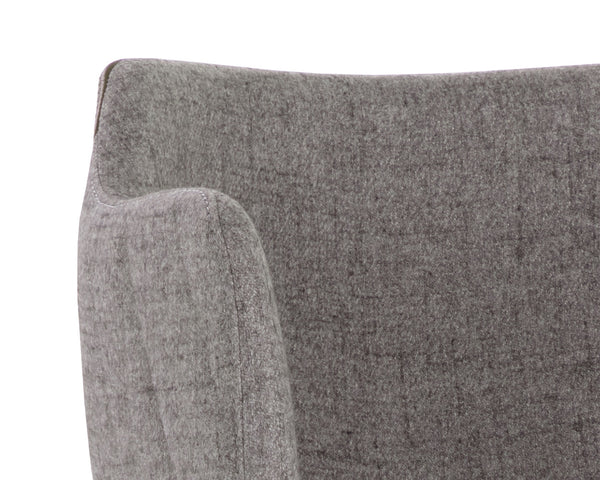 Sunpan Griffin Modern Barstool with Stylish Faux Leather and Durable Black Powder-Coated Iron Legs November Grey / Bravo Cognac