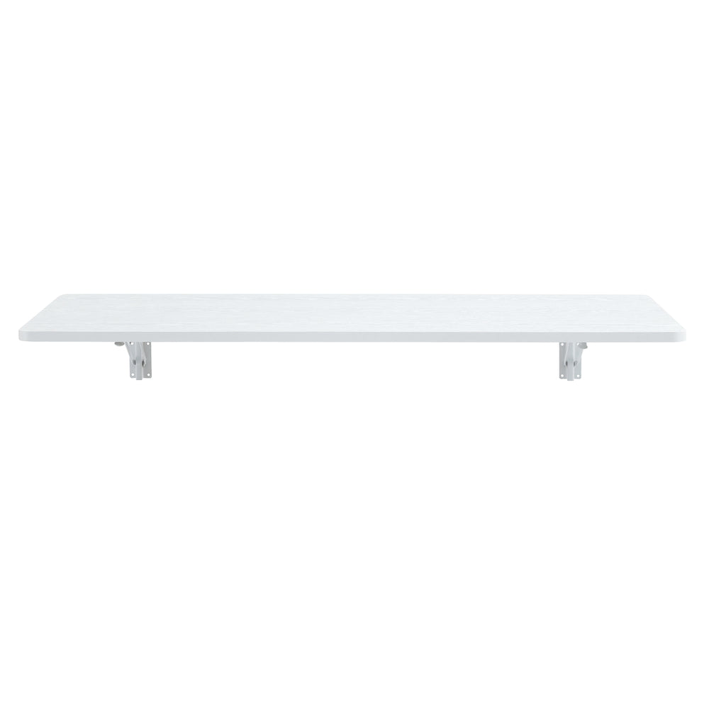 English Elm Laundry Room Folding Table - Space-Saving Wall-Mounted Workstation For Home, Office, And Garage W3226P325707