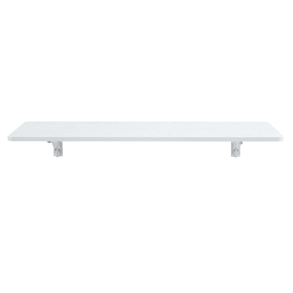 English Elm Laundry Room Folding Table - Space-Saving Wall-Mounted Workstation For Home, Office, And Garage W3226P325707