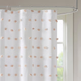 Madison Park Sophie Casual Shower Curtain MP70-7471 Blush