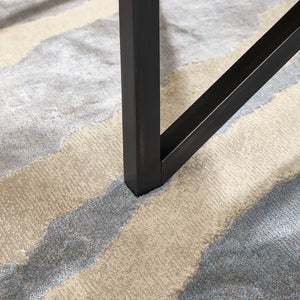 English Elm Modern Round Tempered Glass Coffee Table With Solid Wood Base – Stylish Minimalist Design For Any Space W1781127576