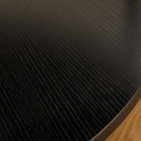 English Elm 30.9"Wide Faux Fur Ottoman with Open Wooden Shelf and Black Metal Legs — Plush Round Coffee Table Seat Beige W3098P296971