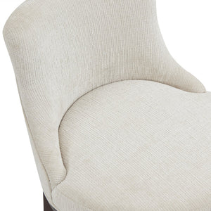 English Elm Lucia Natural Chenille Barstool With Beech Wood Legs - Stylish Comfort & Durability For Any Space B365P398036