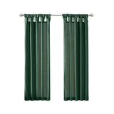 Madison Park Emilia Transitional Twist Tab Lined Window Curtain Panel MP40-8333 Green