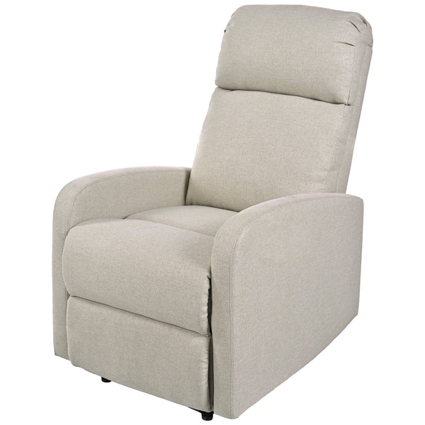 English Elm Christopher Knight Home® - Modern Recliner Plush Manual Recliner Chair with Ergonomic Support, 3-Position Backrest, Durable Fabric Comfort Wheat N763P256491A