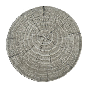 English Elm Christopher Knight Home® - Outdoor Side Table - Sculptural Hollow Design, Lightweight Concrete With Wood-Like Finish For Patio Use N770P291496G