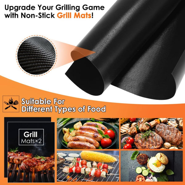 English Elm Bbq Grilling Tool Kit 34 Piece Stainless Steel Set with Carry Bag for Outdoor Cooks W2181P481263