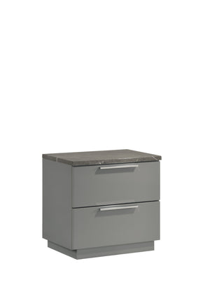 English Elm Elara King 5-Piece Bedroom Set – Luxe Two-Tone High-Gloss Finish, Led Lighting & Spacious Storage Solutions B009S01569