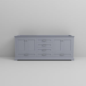 English Elm Dark Grey Double Bath Vanity - 80" W Stylish Storage Solution With Soft-Close Hardware & Durability B2731P258265