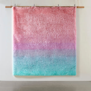 JLA Home Mi Zone - Ombre Shaggy Faux Fur Comforter Set with Hypoallergenic Fill, Antimicrobial Protection & Luxe Ombre Texture 90 L x 66 W x 1H MZ10-0642