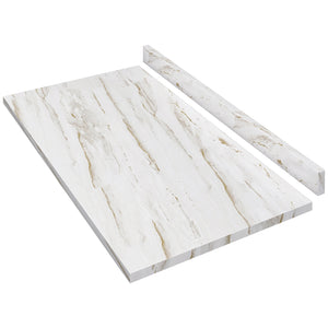 English Elm Laminate Countertop, Stylish Drama Marble Design For Diy Projects, Office Desks & Laundry Areas T3210P281252