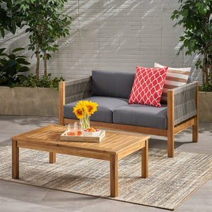 English Elm Christopher Knight Home® - Laurel Elegant 4-Seater Outdoor Chat Set With Loveseat, Club Chairs & Versatile Coffee Table 65439.00GRY-2_66338.00GRY