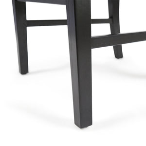 English Elm Christopher Knight Home® - Roshan Farmhouse Acacia Wood Dining Chairs, Set Of 2 - Rustic Black, Durable Comfort For Every Meal 62888.00BLK