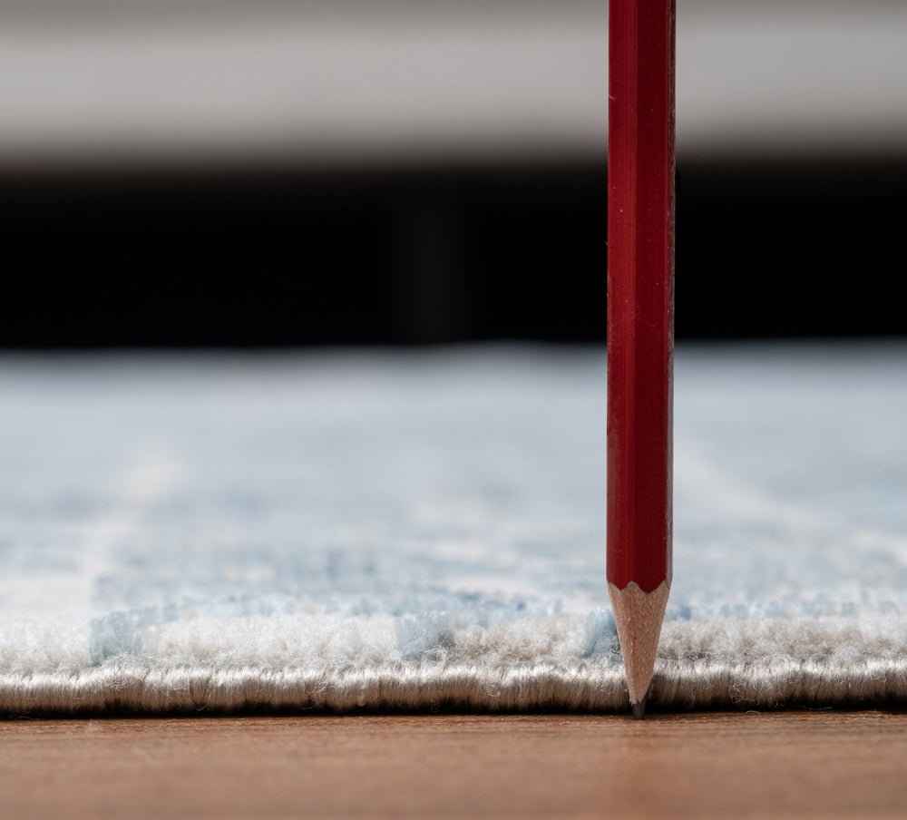 English Elm Elegance Blue Area Rug 7 Ft. 10 In. X 10 Ft. 3 In. - Durable, Kid & Pet-Friendly, Easy Care Design B186P181056