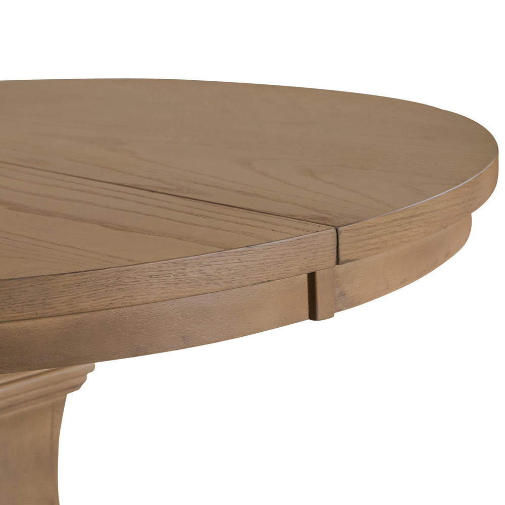 English Elm Christopher Knight Home® - Oval Extendable Dining Table - Rustic Charm In Light Natural Finish, Perfect For Home Gatherings N771P355872A_N771P355873A