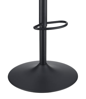 OSP Home Furnishings Kirkdale Height Adj Stool  - Set of 2 Charcoal