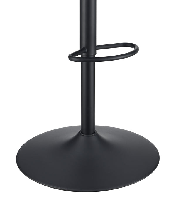 OSP Home Furnishings Kirkdale Height Adj Stool  - Set of 2 Charcoal