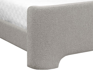 Sunpan IVES Bed - Queen Size - Elegant Altro Cappuccino Upholstered Design with No Box Spring Needed! 111427