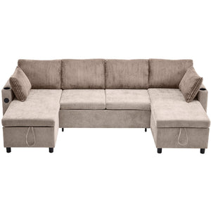 English Elm Swivel Barrel Accent Chair Chenille Tufted Round Club Seat for Living Room Lounge N719S002230D