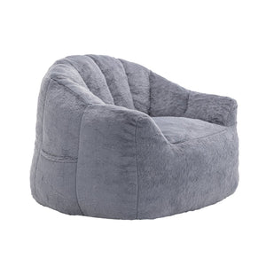 English Elm Bean Bag Sofa Chair with Armrests Memory Foam Filled Oversized Lounge Seat Adults W2200P390381