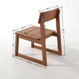 English Elm 7-Piece Hdpe Outdoor Dining Set For 6 – Weather-Resistant Patio Furniture With Umbrella Hole & Comfort W3566S00011
