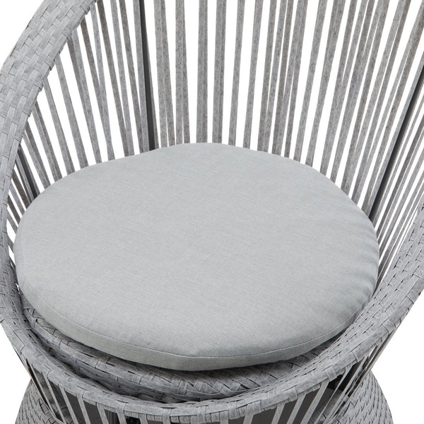 English Elm Christopher Knight Home® - [Set Of 2] 26.7" Modern Swivel Wicker Lounge Chairs With Cushions - Stylish & Versatile For Any Space N767P237032G_2