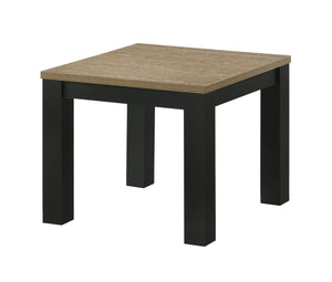 English Elm Brown 3-Piece Living Room Table Set – 47.2" Coffee + 2 End Tables, Sleek Wood Finish, Spacious Surfaces, Easy Assembly B011P244305