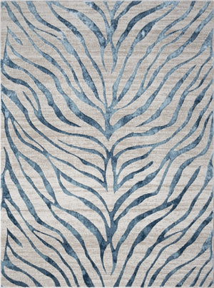 English Elm Elegance Blue 2 Ft. X 3 Ft. Area Rug - Soft, Durable, Kid & Pet-Friendly Design For High Traffic Spaces B186P181047