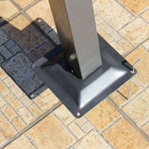 English Elm Outsunny 11.5' X 11.5' Retractable Pergola Canopy - Durable Uv Protection For Patios & Gardens W2225P174284-GIGA