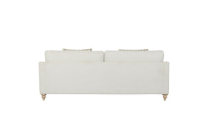 English Elm Sofa Off-White Upholstered Single with Reversible Dacron-Wrapped Cushions & 2 Plush Pillows, Cozy B2699P225134