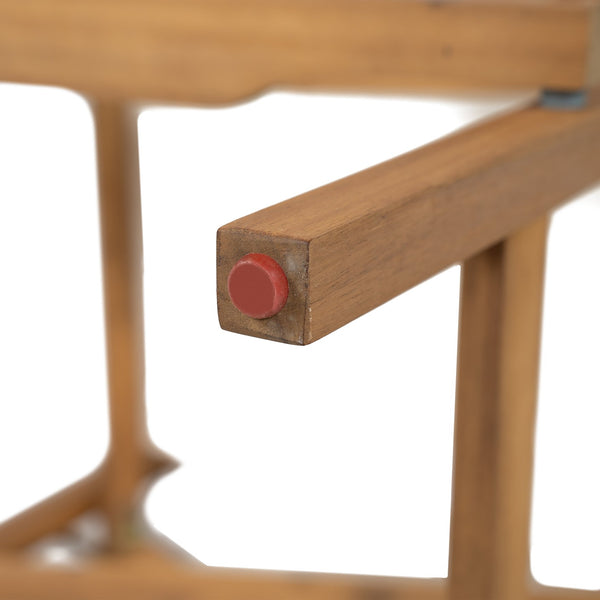 English Elm Christopher Knight Home® - Outdoor Rope Woven Acacia Dining Chair Set with Breathable Backrest and Durable Weather‑Resistant Wood Light Teak 44.25 L x 24.5 W x 10.5 H N776P247429L