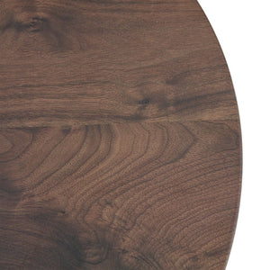 English Elm Grey Wood Grain Round Coffee Table Low Profile Mdf Living Room Accent Piece W2920P404127