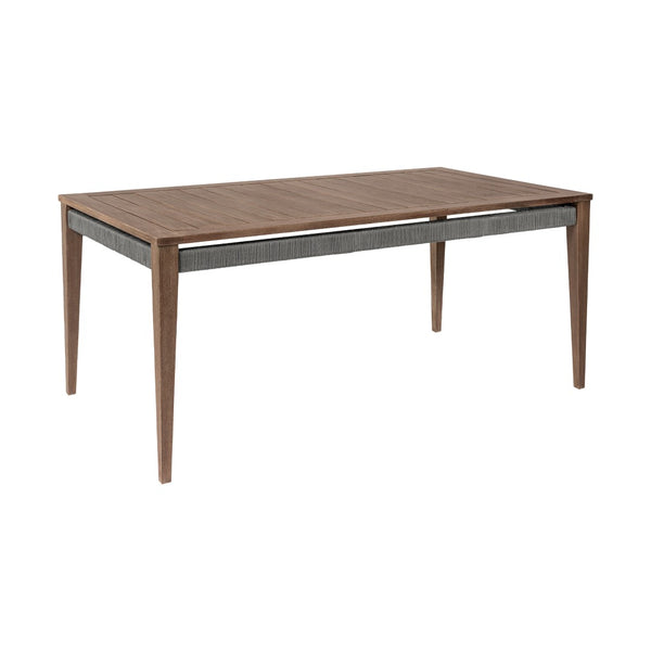 English Elm Orbit Solid Eucalyptus Rectangular Outdoor Dining Table for Patio Garden Use B2736P464825