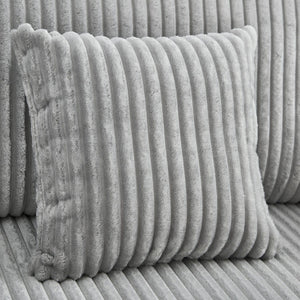 English Elm Swivel Barrel Accent Chair Chenille Tufted Round Club Seat for Living Room Lounge Grey N719S002270E
