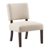 OSP Home Furnishings Jasmine Accent Chair Cream