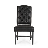 Christopher Knight Home® - Noble House - Hyvonen Contemporary Upholstered Tufted Dining Chairs (Set Of 2)