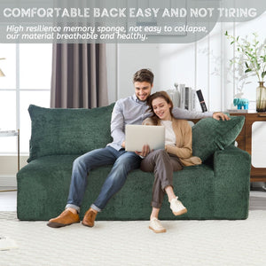 English Elm United Versatile Two-Person Sofa: Soft Chenille Upholstery For Comfort, Adaptable Design & Style W1568P222612-GIGA